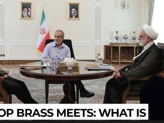 Mojtaba's top three aides convene behind closed doors