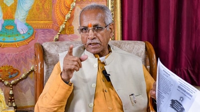 Champat Rai was forced to step down as the general secretary of the trust that runs the Ayodhya Ram Temple amid allegations of donation irregularities. (PTI) Champat Rai was forced to step down as the general secretary of the trust that runs the Ayodhya Ram Temple amid allegations of donation irregularities. (PTI)