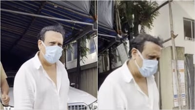 Govinda was spotted at a hospital.