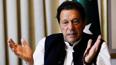 Khan, who remains highly popular in Pakistan, has been imprisoned since August 2023. (REUTERS)
