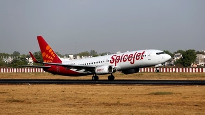 A SpiceJet passenger plane aking off (Reuters/ Representational)