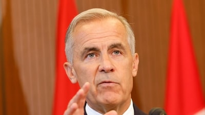 Mark Carney said that the details of the new tariff measures would be released “in the coming days”, (The Canadian Press via AP)