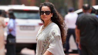 BJP MP Kangana Ranaut loves Gen Alpha as they roast Gen Z (PTI Photo/Arun Sharma)(PTI08_03_2026_000150A) (PTI) BJP MP Kangana Ranaut loves Gen Alpha as they roast Gen Z (PTI Photo/Arun Sharma)(PTI08_03_2026_000150A) (PTI)