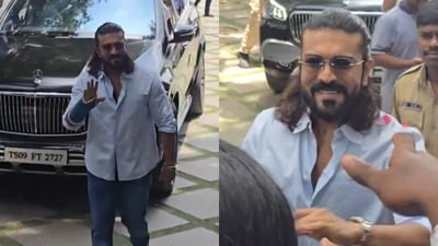 మెగా ఫ్యాన్స్‌కు రామ్ చ‌ర‌ణ్ స‌ర్‌ప్రైజ్‌.. చిరంజీవి కోసం వ‌చ్చిన అభిమానుల‌తో చెర్రీ.. వీడియో వైర‌ల్‌