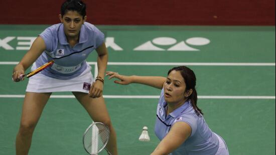 File image of Jwala Gutta and Ashwini Ponnappa. (HT/FILE)