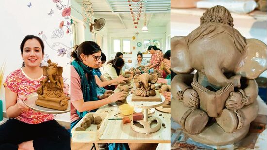 Many residents have already enrolled themselves in Ganpati idol making workshops.