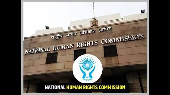 The National Human Rights Commission has taken cognisance of allegations that Punjab chief minister Bhagwant Mann’s wife Dr Gurpreet Kaur sought ₹5 crore to suppress a rape case. (HT)