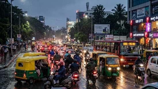 Bengaluru traveller’s airport commute takes over two hours after rain.