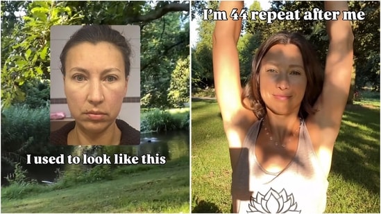 Fitness coach shares 4 simple exercises to improve posture and look more youthful. (Instagram/@sascha.body.mind)