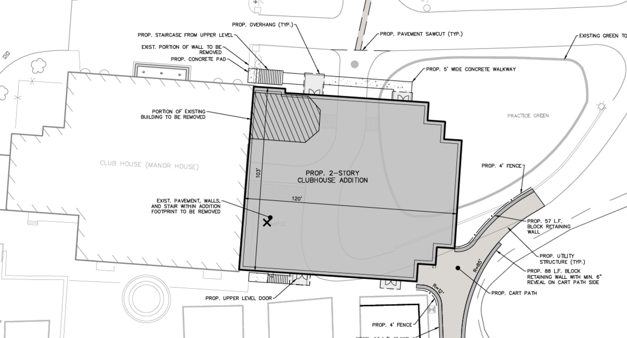 The site plans submitted to Bedminster Township’s Land Use Board for the proposed expansion at President Trump’s golf club in Bedminster, N.J. The site plans submitted to Bedminster Township’s Land Use Board for the proposed expansion at President Trump’s golf club in Bedminster, N.J.