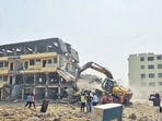 Nalasopara vacant plot where 41 illegal buildings stood now a garbage dump