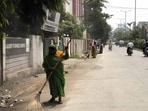 After the meeting, the union accused the BJP government of failing to fulfill its 2014 election manifesto, which promised regular jobs to sanitation workers across the state. (HT File)