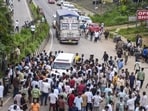 Assam cab operators prevented Meghalaya-registered vehicles from entering the state in protest against the violence that left many from their state injured and traumatised. (PTI)