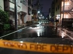 Most of the injured were hurt when they fell down or hit themselves against furniture or doors as they were caught off guard by the first quake in the morning. (AP)