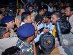 On Friday, students protesting against alleged Jharkhand recruitment exam irregularities had gathered at the Gandhi Maidan to burn an effigy of Chief Minister Hemant Soren, where a scuffle took place.