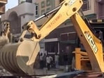 The madrasa committee brought in a bulldozer and started removing the alleged illegal construction. (For Representation)