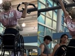 Woman sets her sights on 10 pull-ups this year.