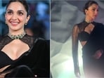 Kiara Advani shines in elegant black aaree at Toxic event in Hyderabad.(Instagram)