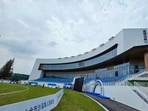 The new stadium is beautiful. The new stadium is beautiful.