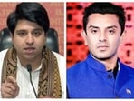 Shehzad Poonawalla (L) made a sharp attack against brother Tehseen over his remark on ethanol-blended petrol and rising sugar prices.