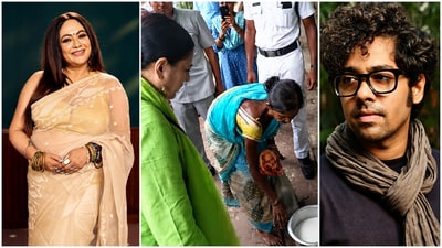 অগ্নিমিত্রা পালের সমালোচনায় শ্রীলেখা-ঋদ্ধিরা। অগ্নিমিত্রা পালের সমালোচনায় শ্রীলেখা-ঋদ্ধিরা।