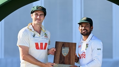 Australia and Bangladesh share the spoils. (AP) Australia and Bangladesh share the spoils. (AP)