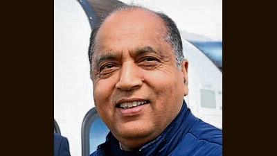 Denying the allegations of disrespecting the National Anthem in the state legislative assembly, former chief minister and leader of Opposition Jai Ram Thakur accused Congress of spreading “false and misleading propaganda” by accusing BJP members of insulting the National Anthem. (File) Denying the allegations of disrespecting the National Anthem in the state legislative assembly, former chief minister and leader of Opposition Jai Ram Thakur accused Congress of spreading “false and misleading propaganda” by accusing BJP members of insulting the National Anthem. (File)