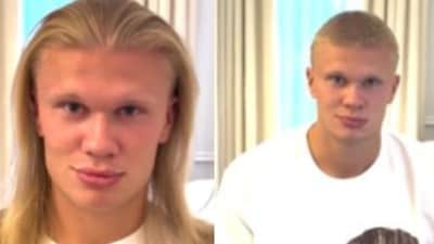 Erling Haaland undergoes a transformation,