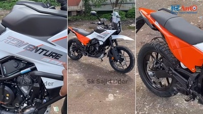 సరికొత్త లుక్తో కేటీఎం 390 అడ్వెంచర్ బైక్! (YouTube / sksajidrider7062) సరికొత్త లుక్తో కేటీఎం 390 అడ్వెంచర్ బైక్! (YouTube / sksajidrider7062)