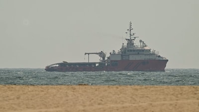 Search operations underway to trace 22 crew members after Panama-flagged vessel sinks in Bay of Bengal. (AFP)