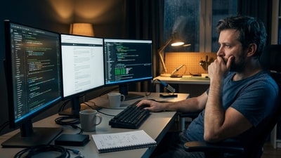 Engineer questions the impact of AI on coding. (Representative Image) Engineer questions the impact of AI on coding. (Representative Image)