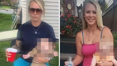 Videos of moms splashing water at their kids spark outrage amid Lindsay Clancy trial (X)