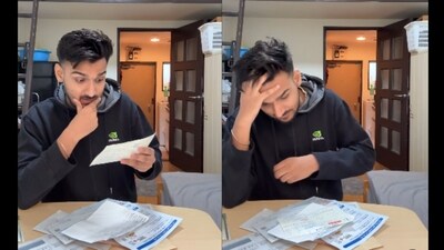 The man said that he had not even completed a month in Japan but had already received his tenth bill. (Instagram/@thefilmychhora_) The man said that he had not even completed a month in Japan but had already received his tenth bill. (Instagram/@thefilmychhora_)
