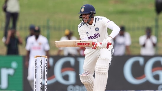 IND vs SL LIVE SCORE: Shubman Gill enforcing himself at one end for India.