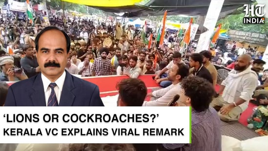 Cockroaches, lions &amp; foreign forces: Kerala VC’s bizarre youth warning