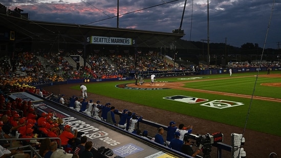 The Atlanta Braves and Milwaukee Brewers are set to square off at Historic Bowman Field in Williamsport, Pennsylvania, as part of the 2026 Little League Classic.(Getty Images via AFP)
