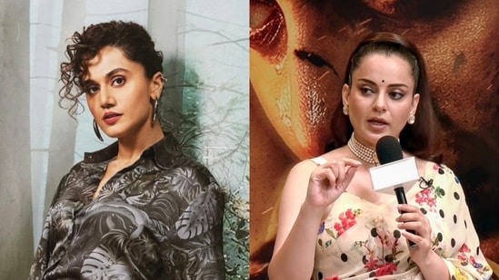 Taapsee Pannu hits back at Kangana Ranaut's remarks.