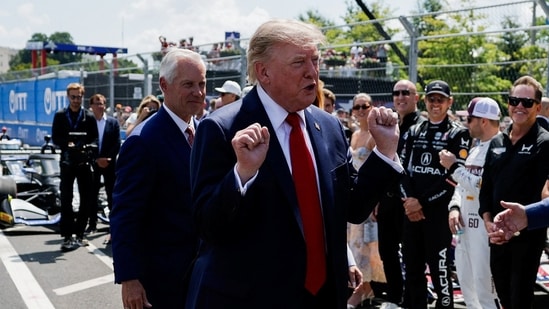 U.S. President Donald Trump attended the Freedom 250 Grand Prix IndyCar series race in Washington, D.C..