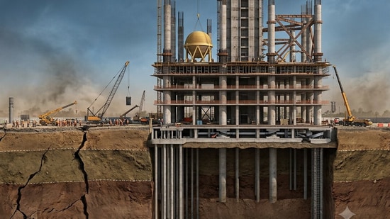Delhi Master Plan 2047 opens the door to 100-plus-storey buildings, but with the Capital in seismic Zone IV, experts debate whether these super-tall structures would be earthquake-safe. (Photo for representational purposes only) (Gemini-generated photo)