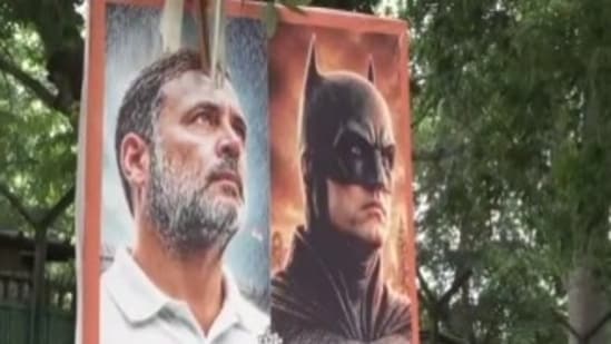 The posters come days after Gandhi, during an 'Ask Me Anything' session on Instagram, had given a witty response to the poser - Are you Batman.