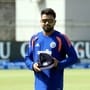‘ক্যানসারের সঙ্গে লড়েছি, ছেলেকে ভারতের হয়ে খেলতে..’, আবেগাপ্লুত সারাংশের বাবা(PTI08_23_2026_000014A) *** Local Caption ***
(PTI)