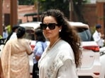 Kangana Ranaut hit back at several celebrities who have commented on her. (ANI Photo/Rahul Singh)(Rahul Singh)