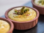The almond phirni gets its name from the use of almond milk. (sanjeevkapoor.com)