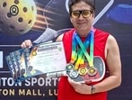 Amit Saxena has won one gold, two silver and a bronze at the tournament. (HT Photo)