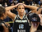 Sydney Taylor was in Chicago’s starting lineup when the Sky hosted the Indiana Fever on Sunday night.