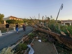A tornado struck southwestern France on Monday, leaving 41 people injured.(AFP)