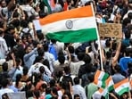 MP Teacher Recruitment: Aspirants protest in Bhopal, demand more Class 2, 3 posts(HT photo)