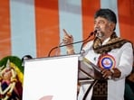 **EDS: THIRD PARTY IMAGE** In this image posted on Aug. 23, 2026, Karnataka Chief Minister DK Shivakumar during the inauguration of Global Accelerator Vision Summit and promotion campaign organised by the Karnataka Arya Vyasya Maha Sabha, at Freedom Park, in Bengaluru. (@DKShivakumar/X via PTI Photo)(PTI08_23_2026_000399B)