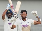 IND vs SL LIVE SCORE: Dhruv Jurel celebrates after scoring his century IND vs SL LIVE SCORE: Dhruv Jurel celebrates after scoring his century