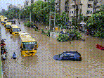 The district administration said Gurugram received 70 mm of rainfall by 1.30 pm.